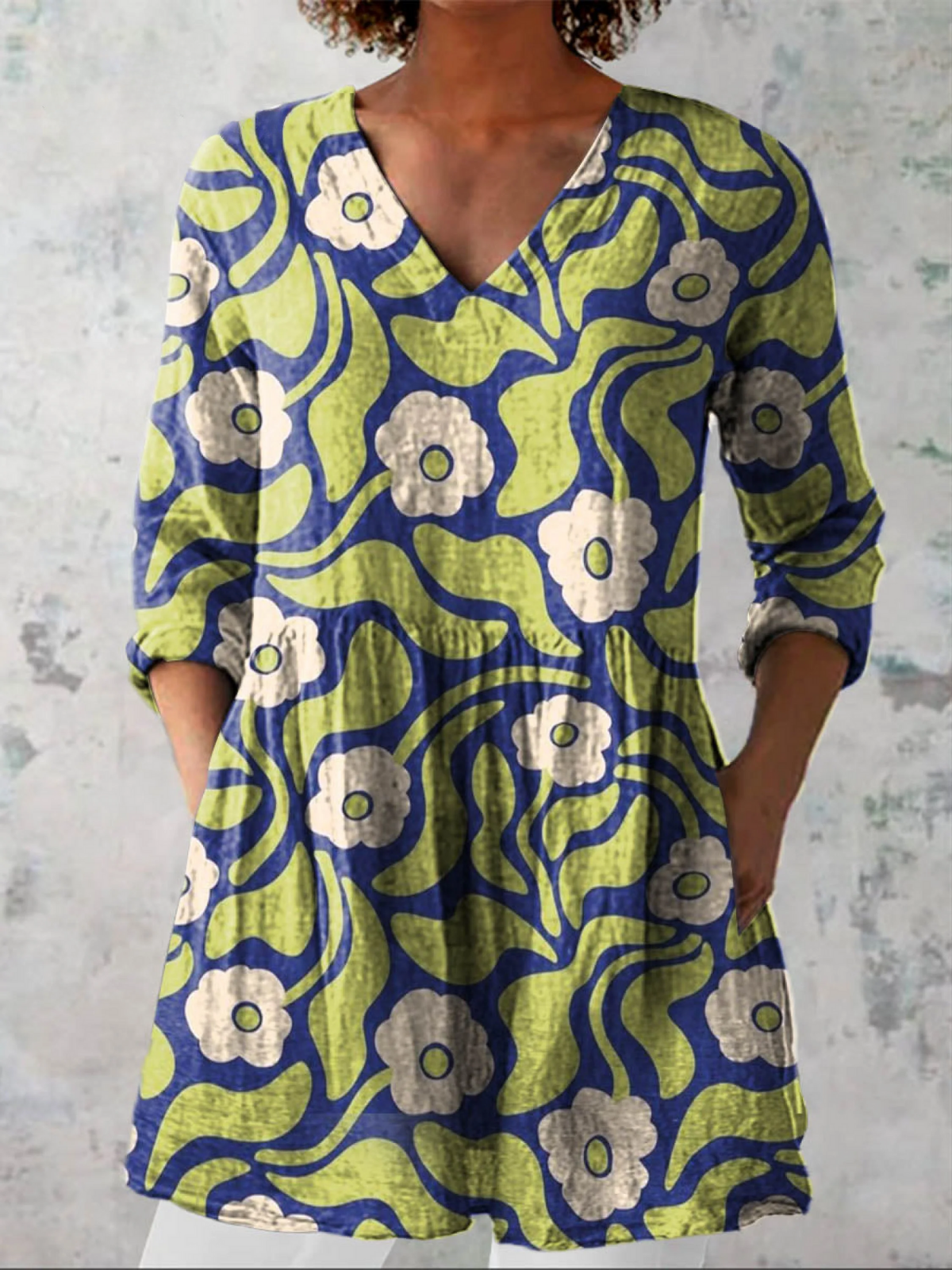 Imara | Artistic V-Neck Tunic