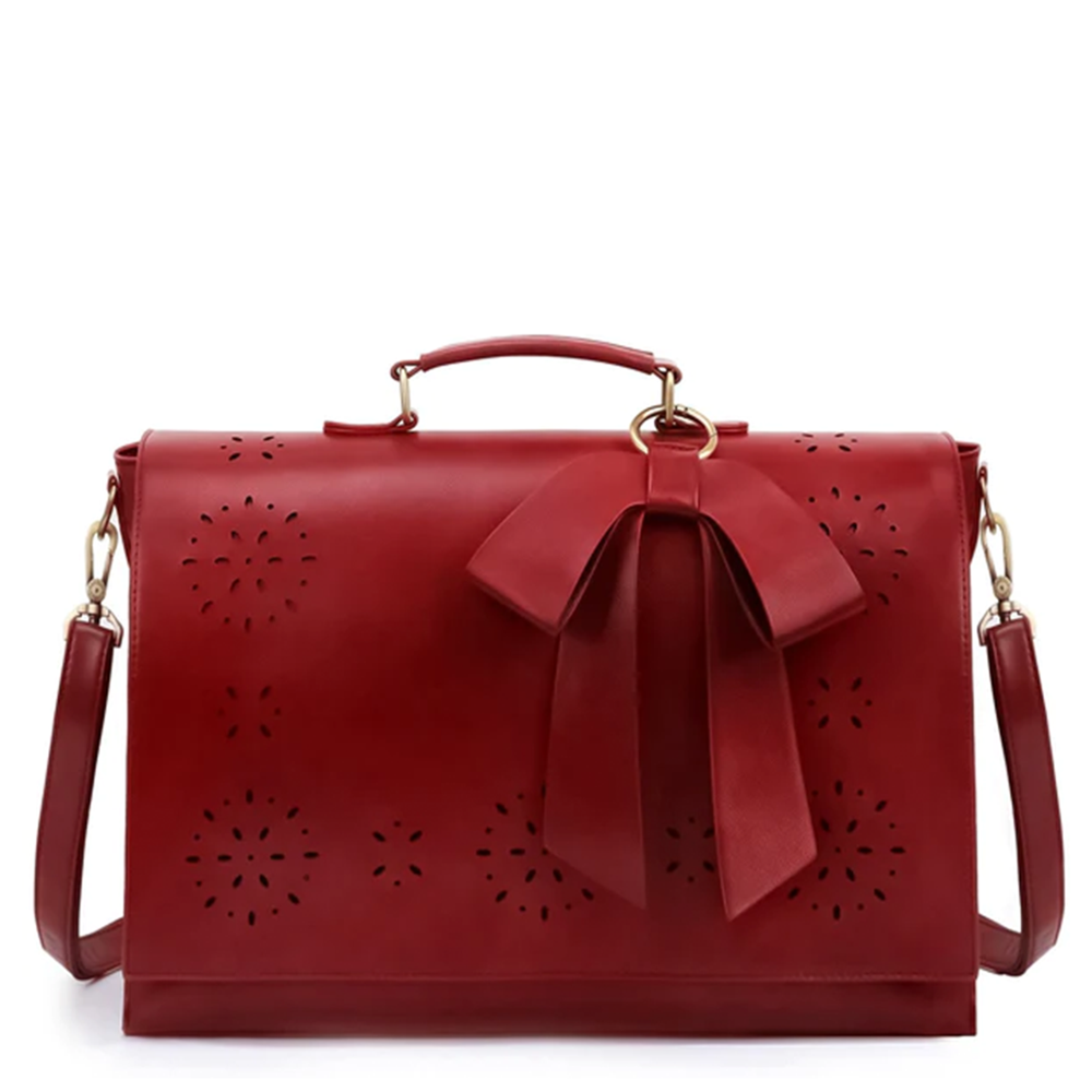 Graceful Bow-Tie Satchel