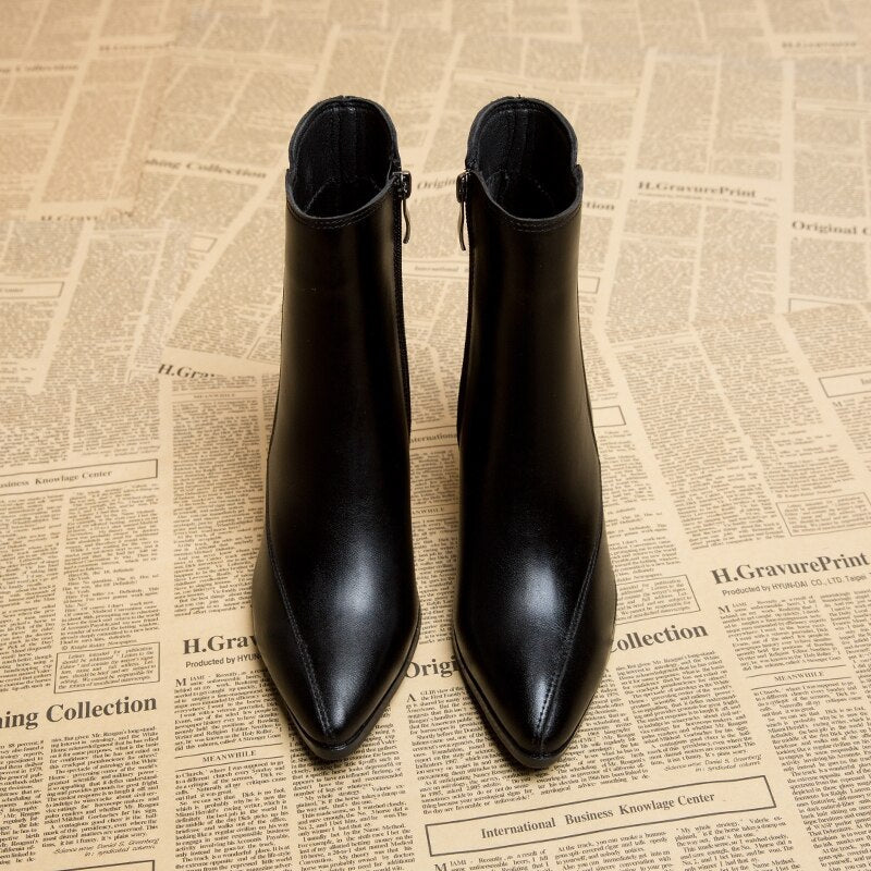 Milena | Women's Classic Heel Ankle Boots