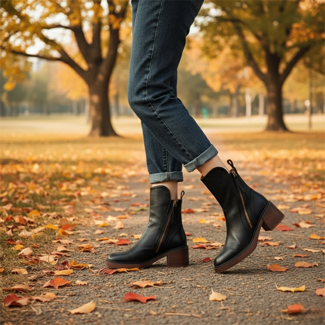 Paisley | Women's Block Heel Ankle Boots