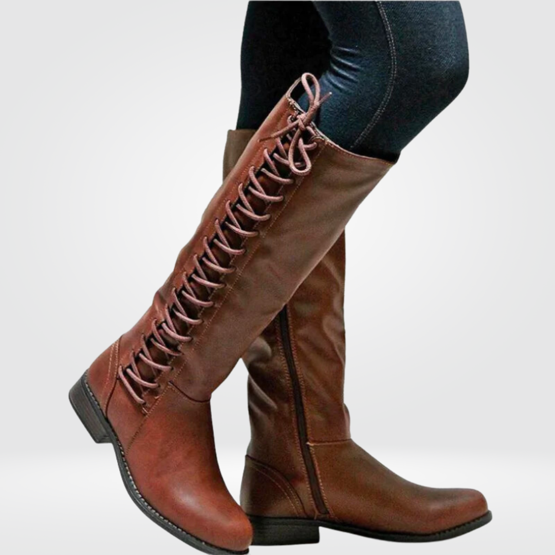 Elizabeth | Women's Knee High Block Heel Boots