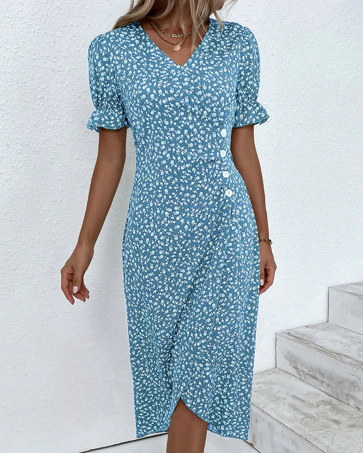 Raina | Women’s Summer Floral Wrap Dress