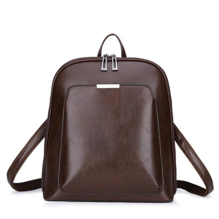 CLASSIC DOUBLE-ZIP SLEEK BACKPACK