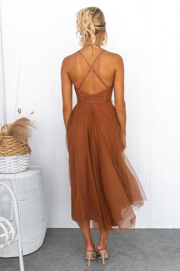 Ariana | Women's Elegant Formal Midi Dress
