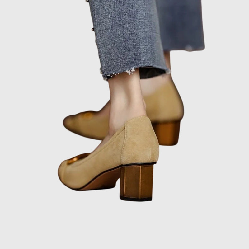 Charlotte | Women's Vintage Orthopedic Block Heels