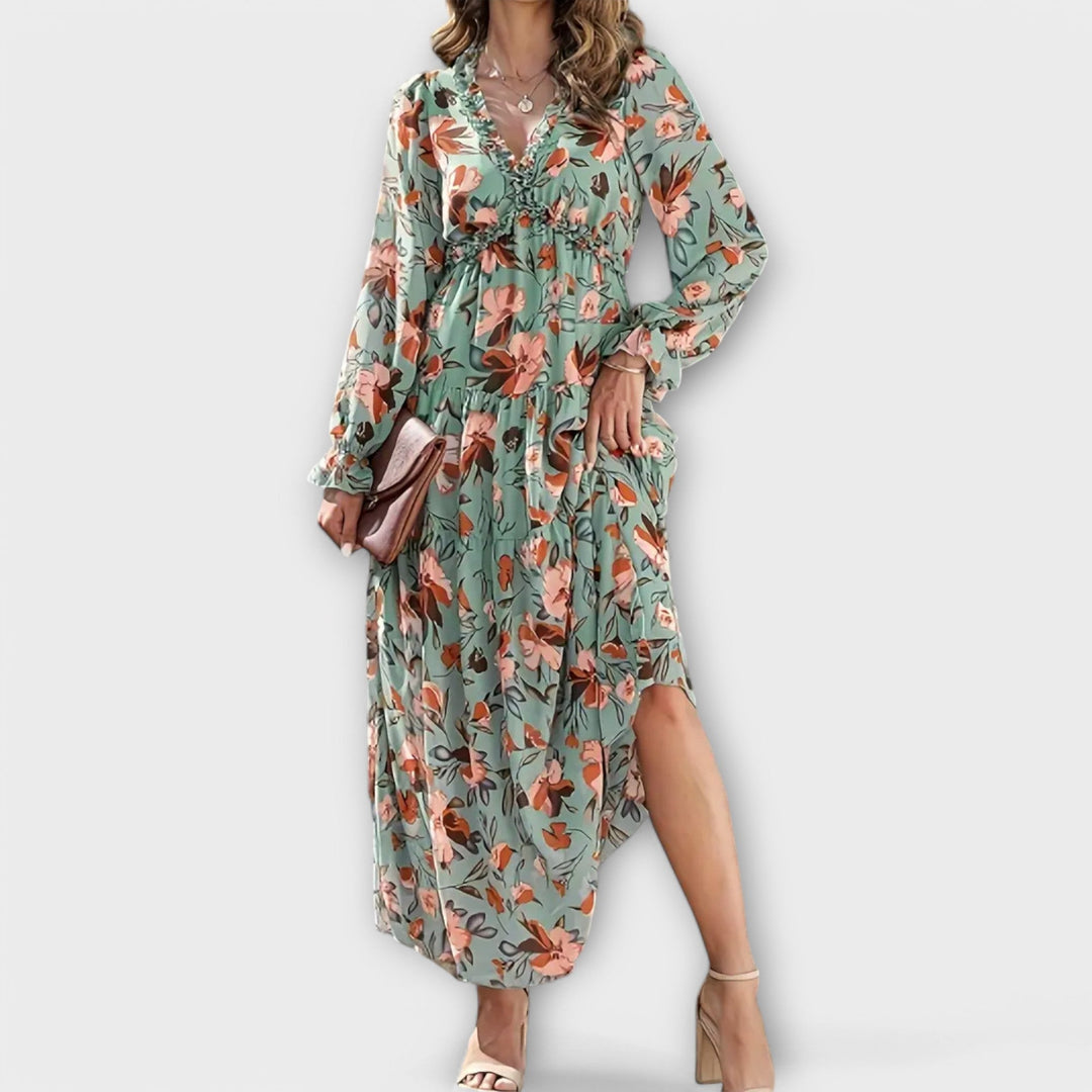 Nadia | Elegant Floral Summer Dress