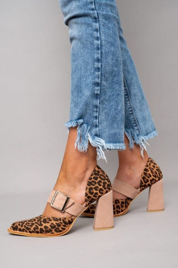 EMBER | LEOPARD SUEDE HEELS