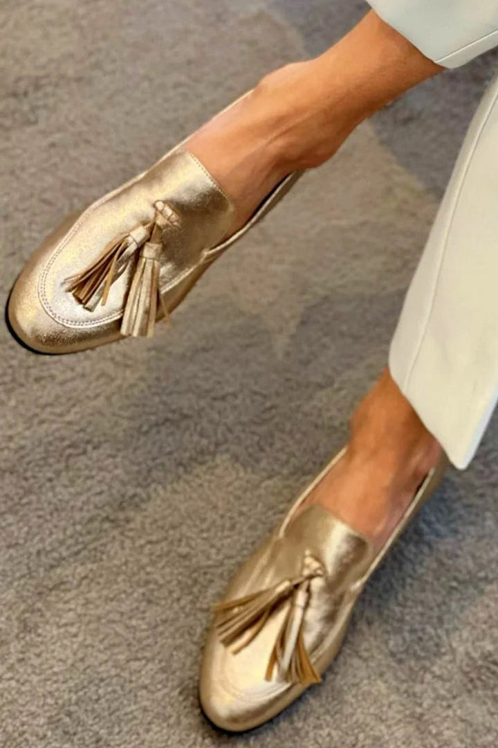 Alessia | Women's Elegant Tassel Moccasins
