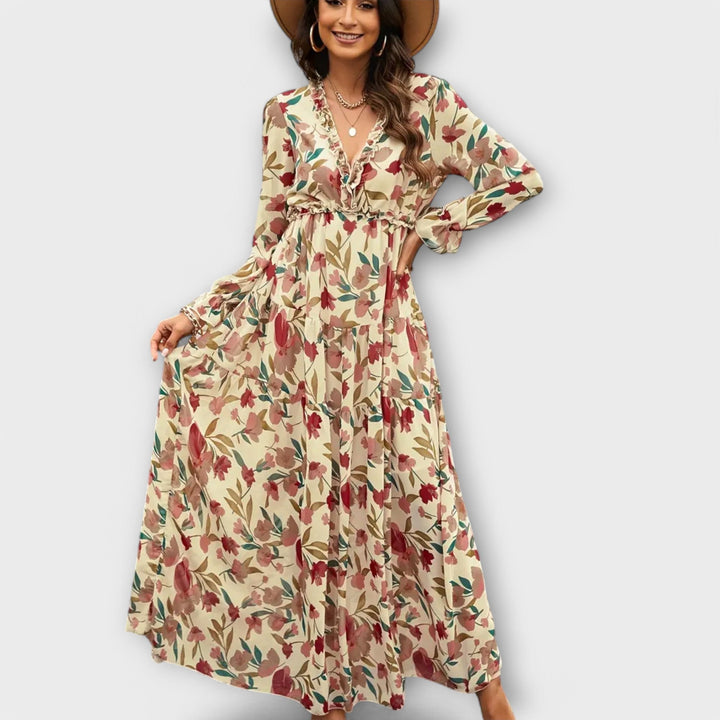 Nadia | Elegant Floral Summer Dress