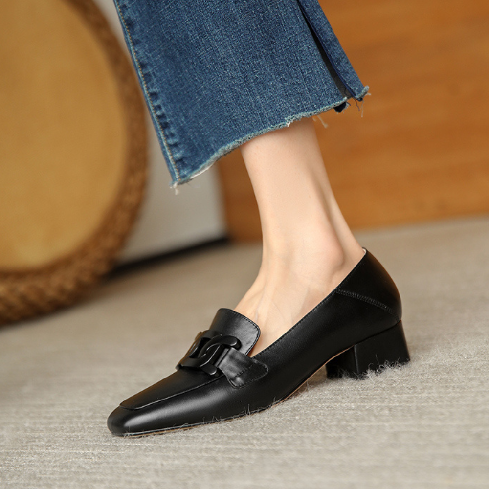 Aurora | Women's Orthopedic Slip On Mary Janes with Heel