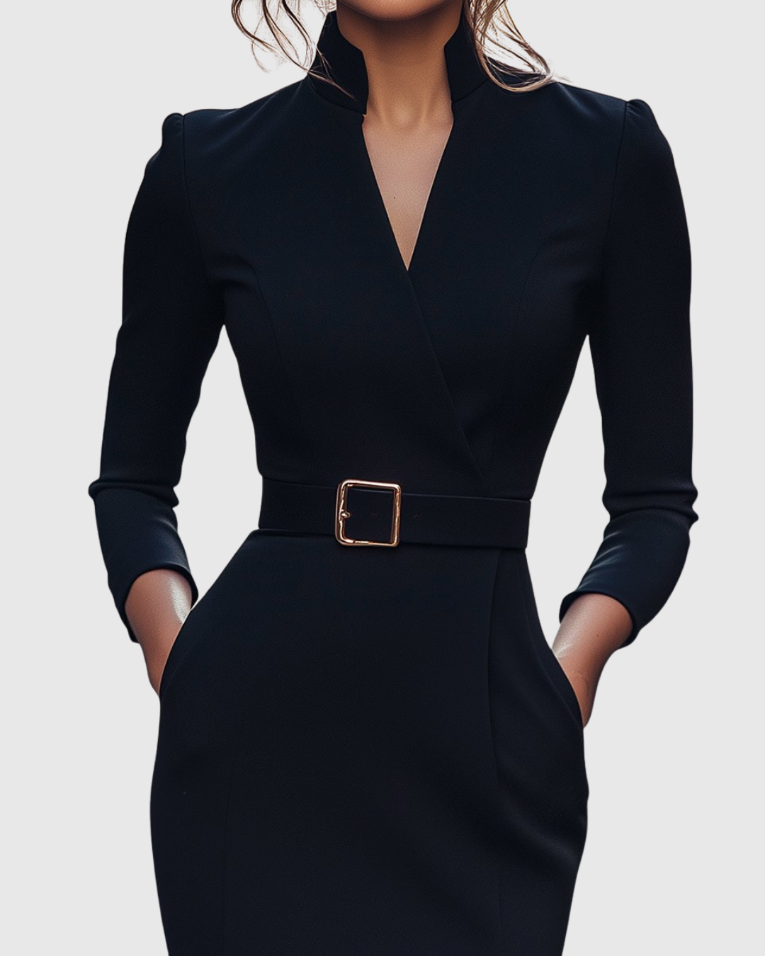 CLARIBEL | REFINED BLACK DRESS