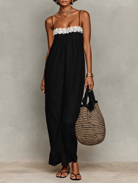 Eva | Women's Elegant Flowy Maxi Dress