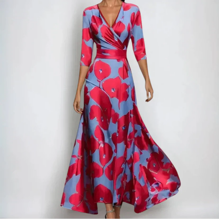 EMILY™ ELEGANT FLORAL DRESS