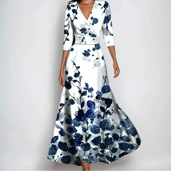 EMILY™ ELEGANT FLORAL DRESS