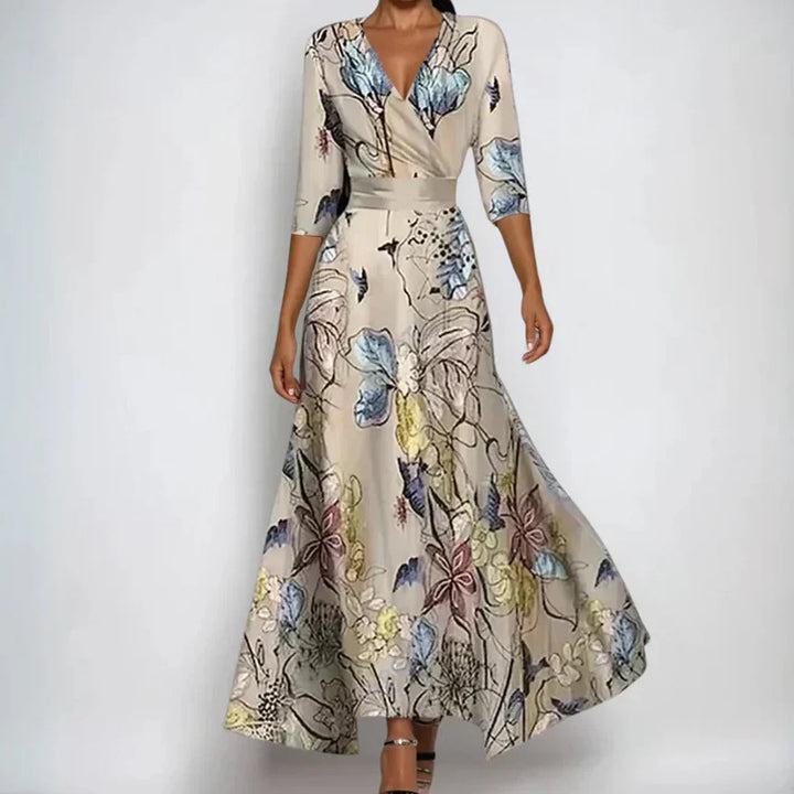 EMILY™ ELEGANT FLORAL DRESS