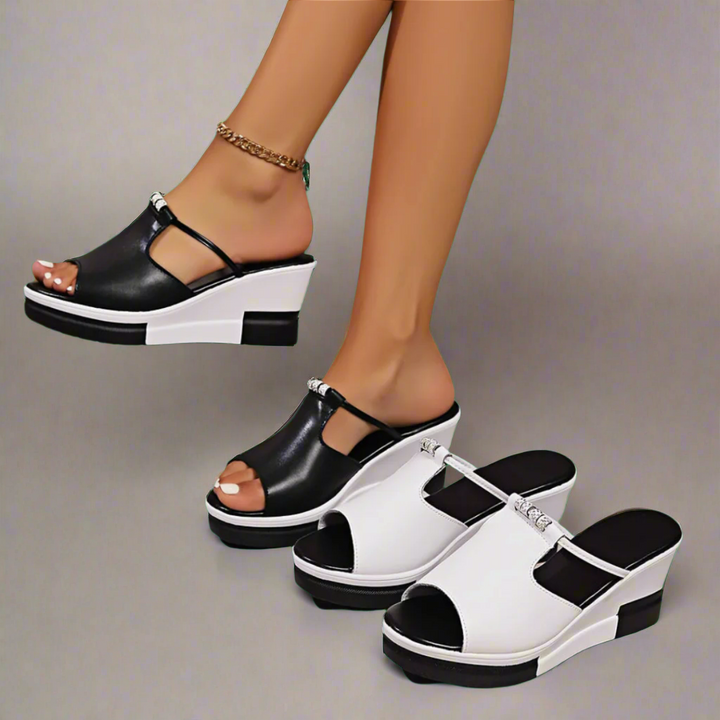 NARELLE | SUPPORTIVE HIGH-HEEL SANDALS