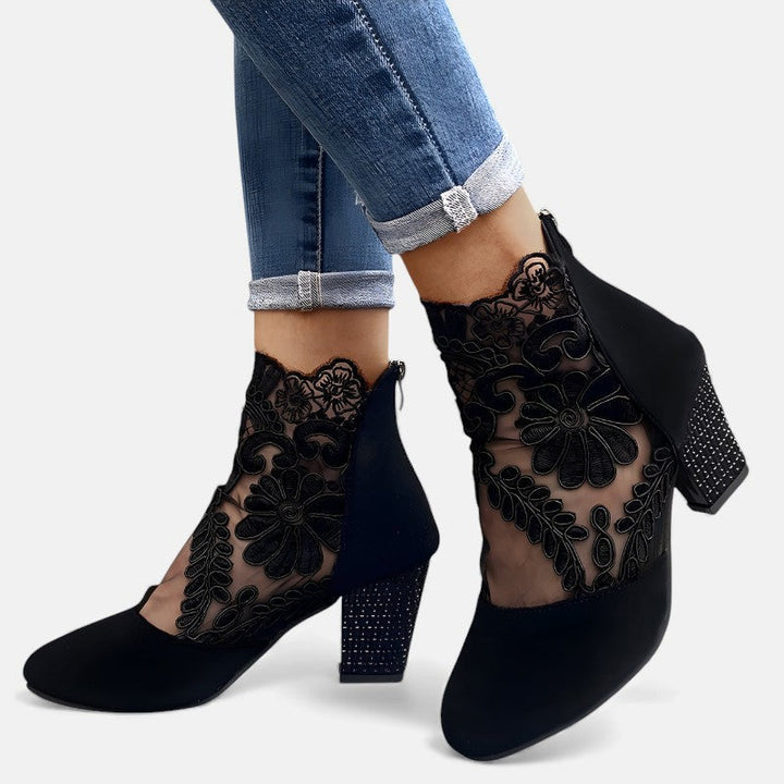 Sienna | Women's Elegant Orthopedic Printed Heels