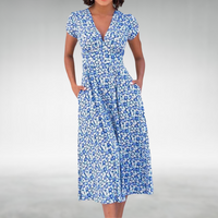 Joan | Women's Elegant Casual Summer Midi Dress