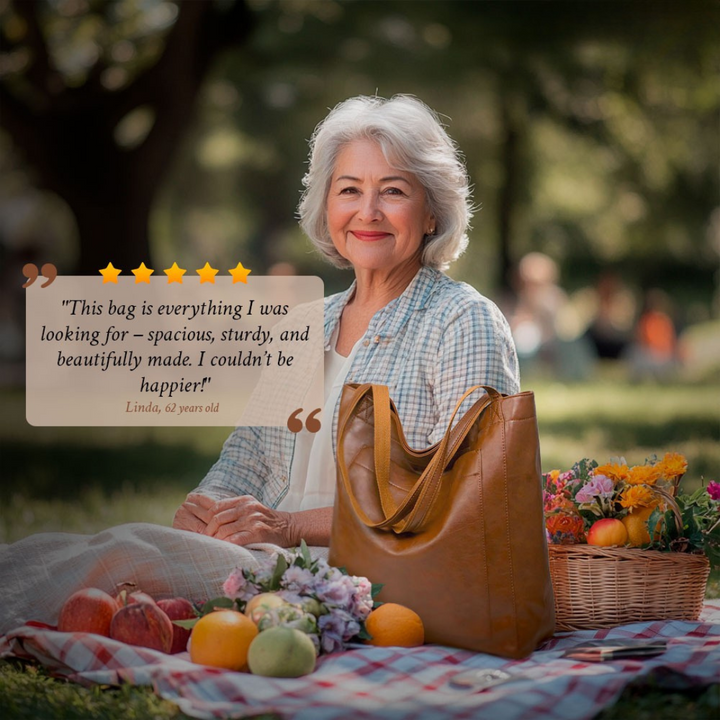 LORENA MODERN CHIC LEATHER BAG