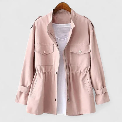Scarlett | Women's Elegant Tailored Zipper Overcoat