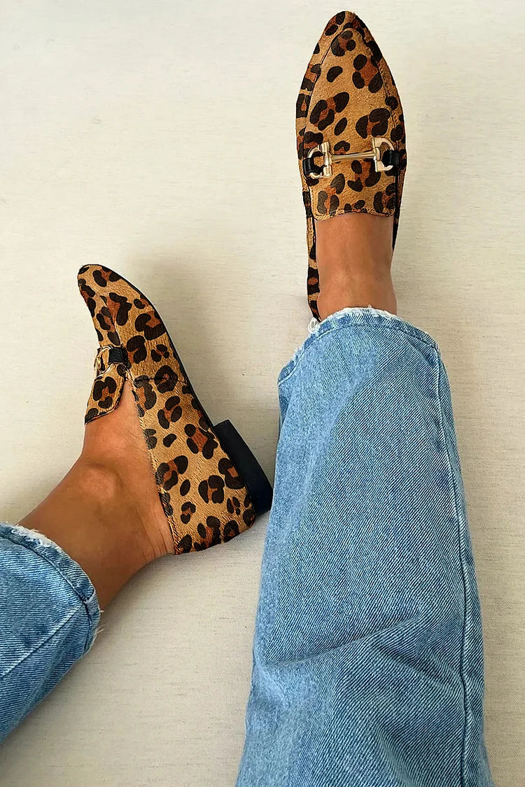 Maribel | Women's Classic Leopard Loafers
