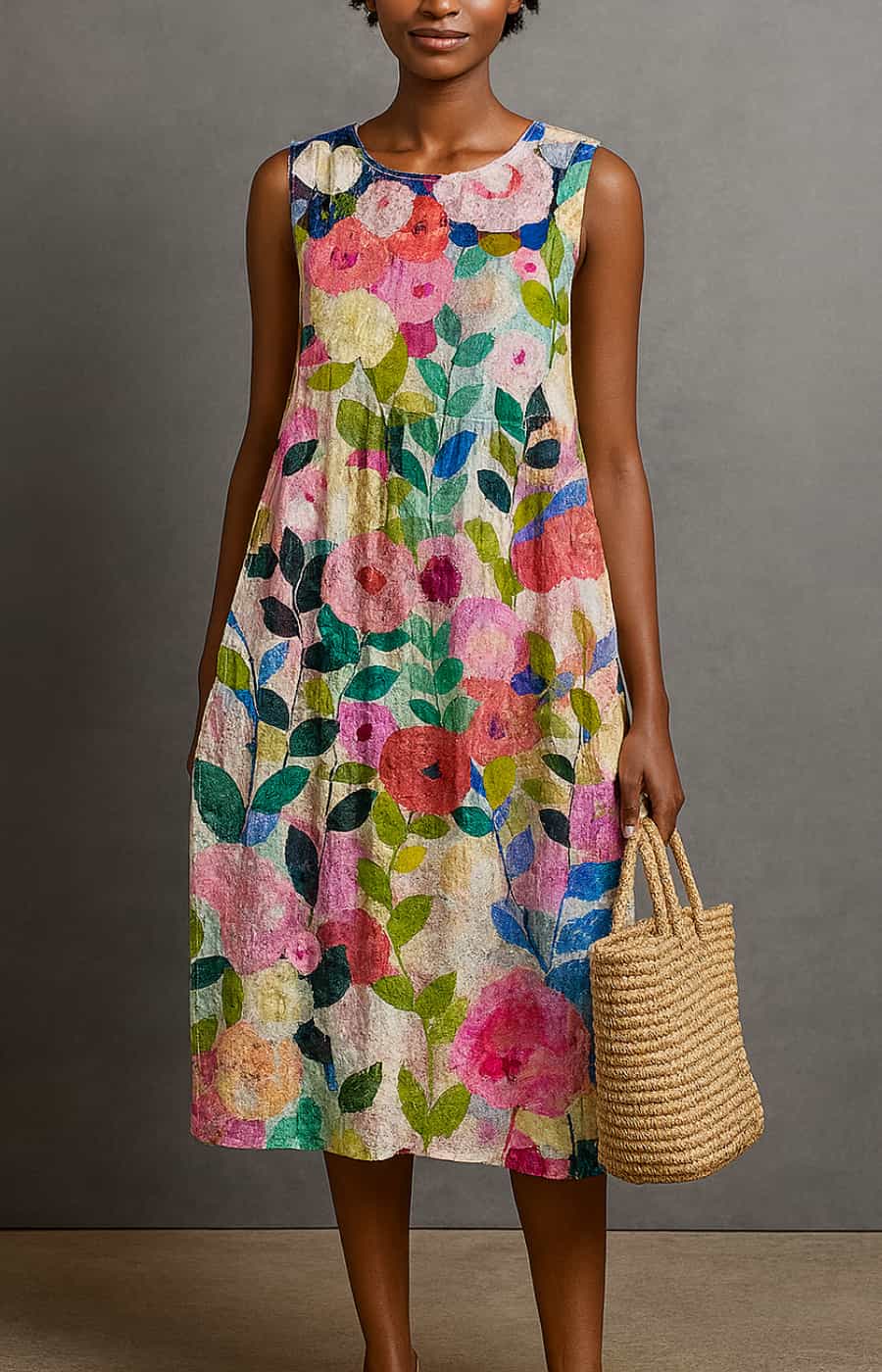 APOLONIA™ ARTISAN PRINT DRESS