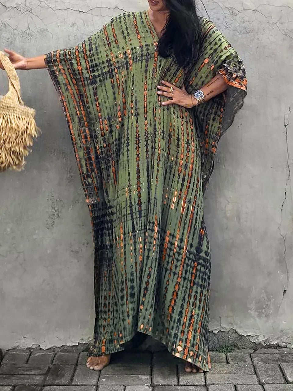 Scarlett | Women's Relaxed Fit Maxi Kaftan Dress