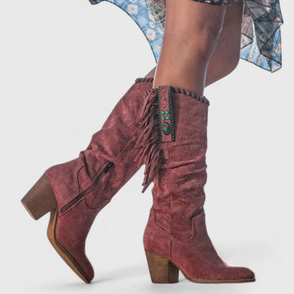 Sydney | Women's Casual Block Heel Cowboy Boots