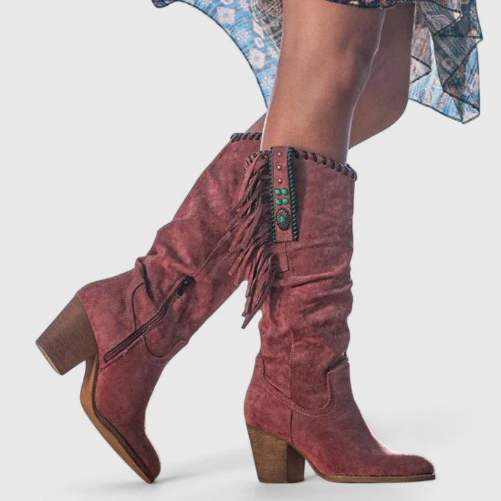 Sydney | Women's Casual Block Heel Cowboy Boots