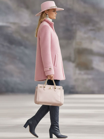 Alia | Women's Casual Fleece Zip Coat Jacket