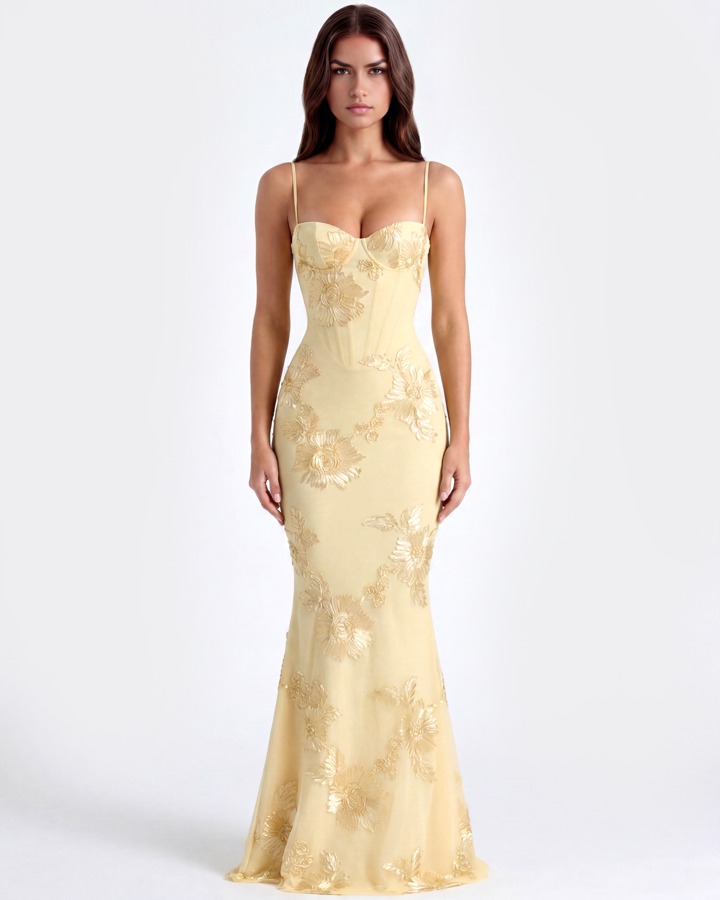 Madelyn | Women's Embroidered Formal Wedding Guest Dress