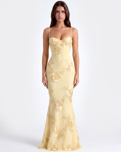 Madelyn | Women's Embroidered Formal Wedding Guest Dress