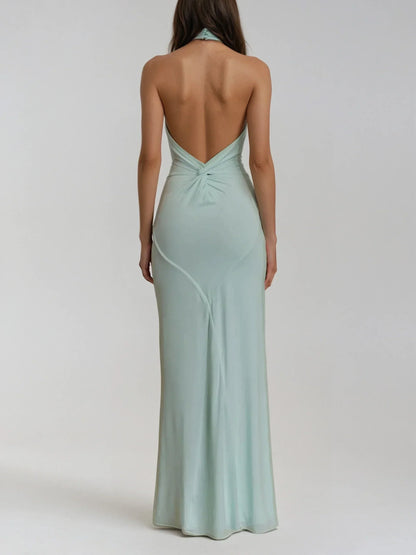 Grace | Women's Summer Halter Maxi Dress