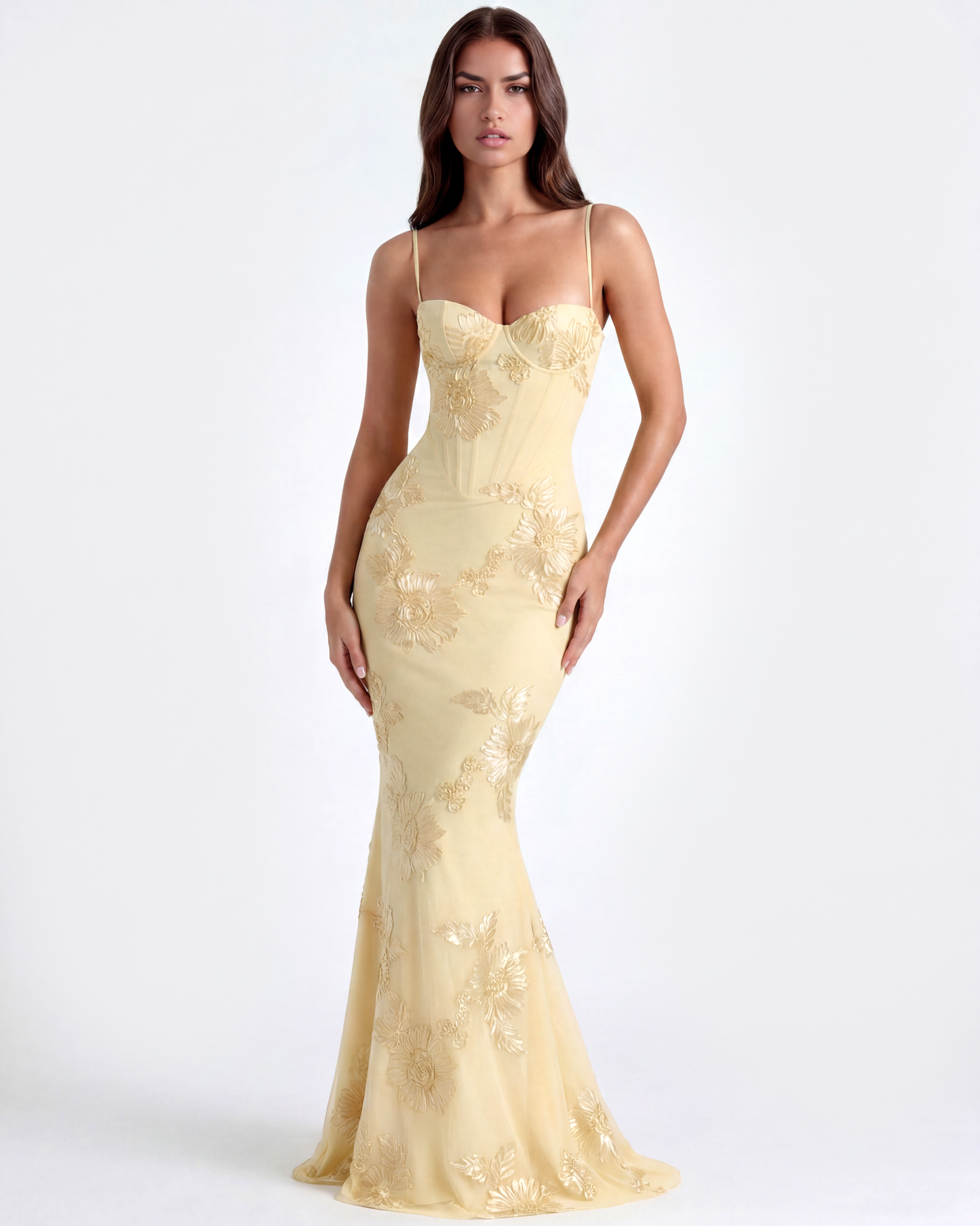Madelyn | Women's Embroidered Formal Wedding Guest Dress