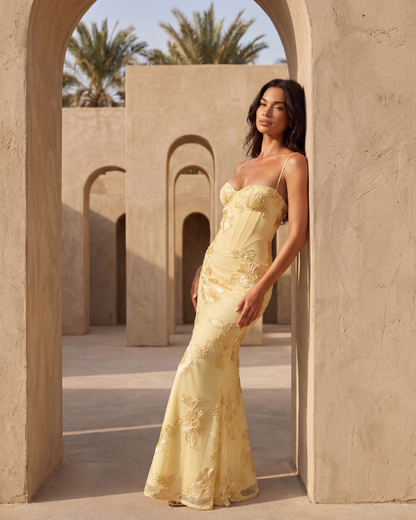 Madelyn | Women's Embroidered Formal Wedding Guest Dress