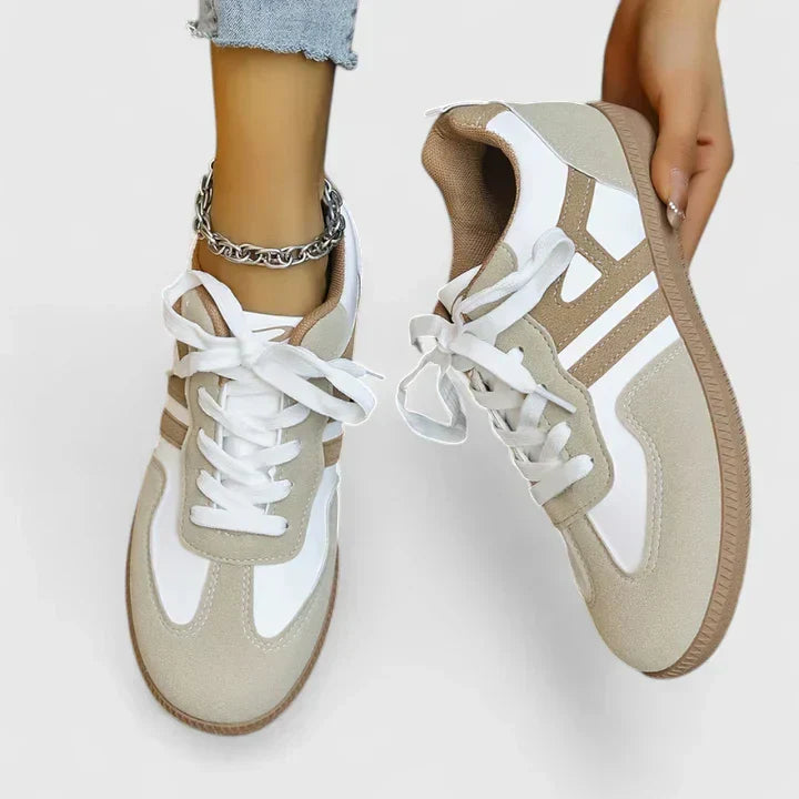 Khaki & White