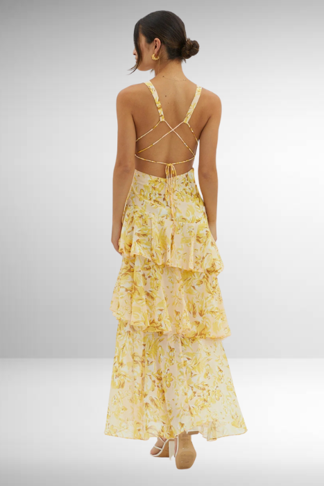 Eileen | Women's Printed V-neck Summer Dress