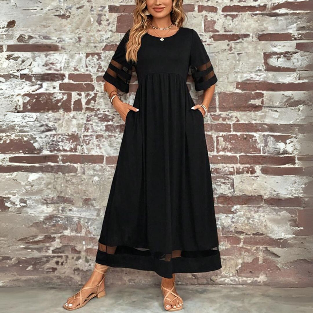 Luna | Women's Elegant Flowing Maxi Dress