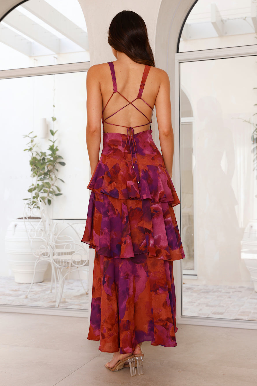 Eileen | Women's Printed V-neck Summer Dress
