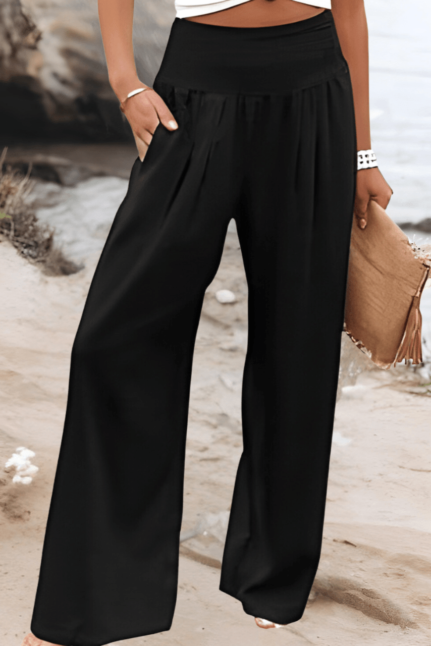 Elowara | Casual Wide Leg Summer Pants