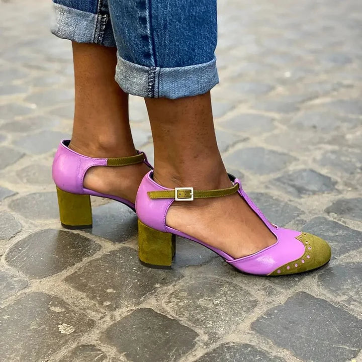 KYLIE | CLOSED SANDAL WITH T-BAR STRAP