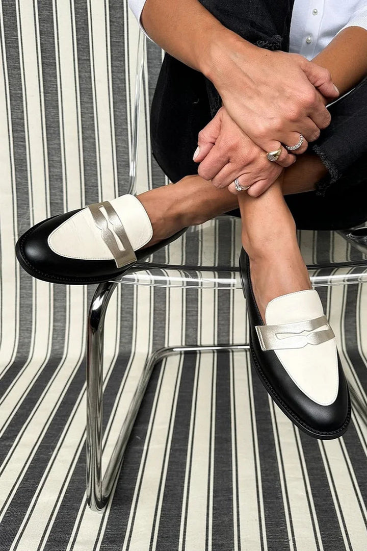 ZARINA | MONOCHROME CLASSIC LOAFERS