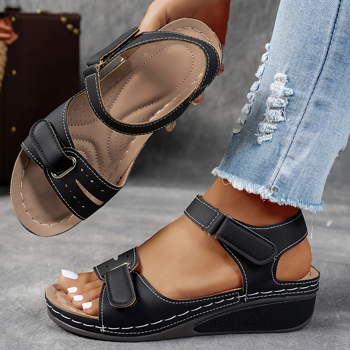 Arielle | Women's Orthopedic Platform Sandals