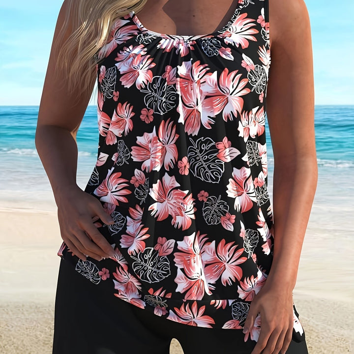 Nora | Women's Floral Tankini Swimsuit