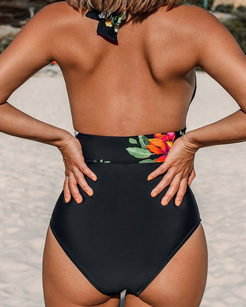 Rofia | Women's Floral Swimsuit With Tummy Coverage