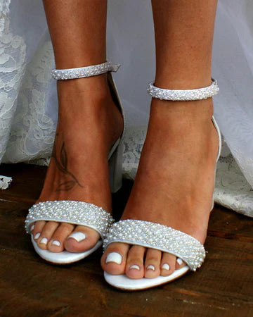 Dasha | Women's Summer Wedding Guest Sandal Heels