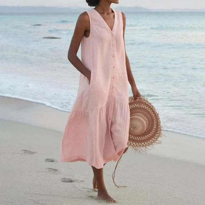 Opal | Women's Casual Beach Dress With Tummy Coverage