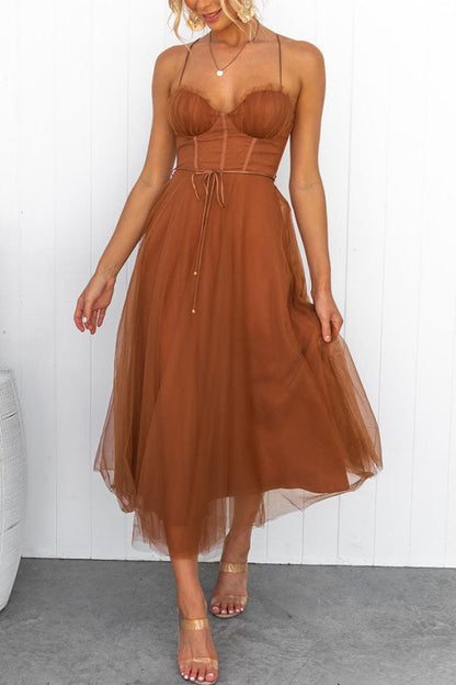 Ariana | Women's Elegant Formal Midi Dress