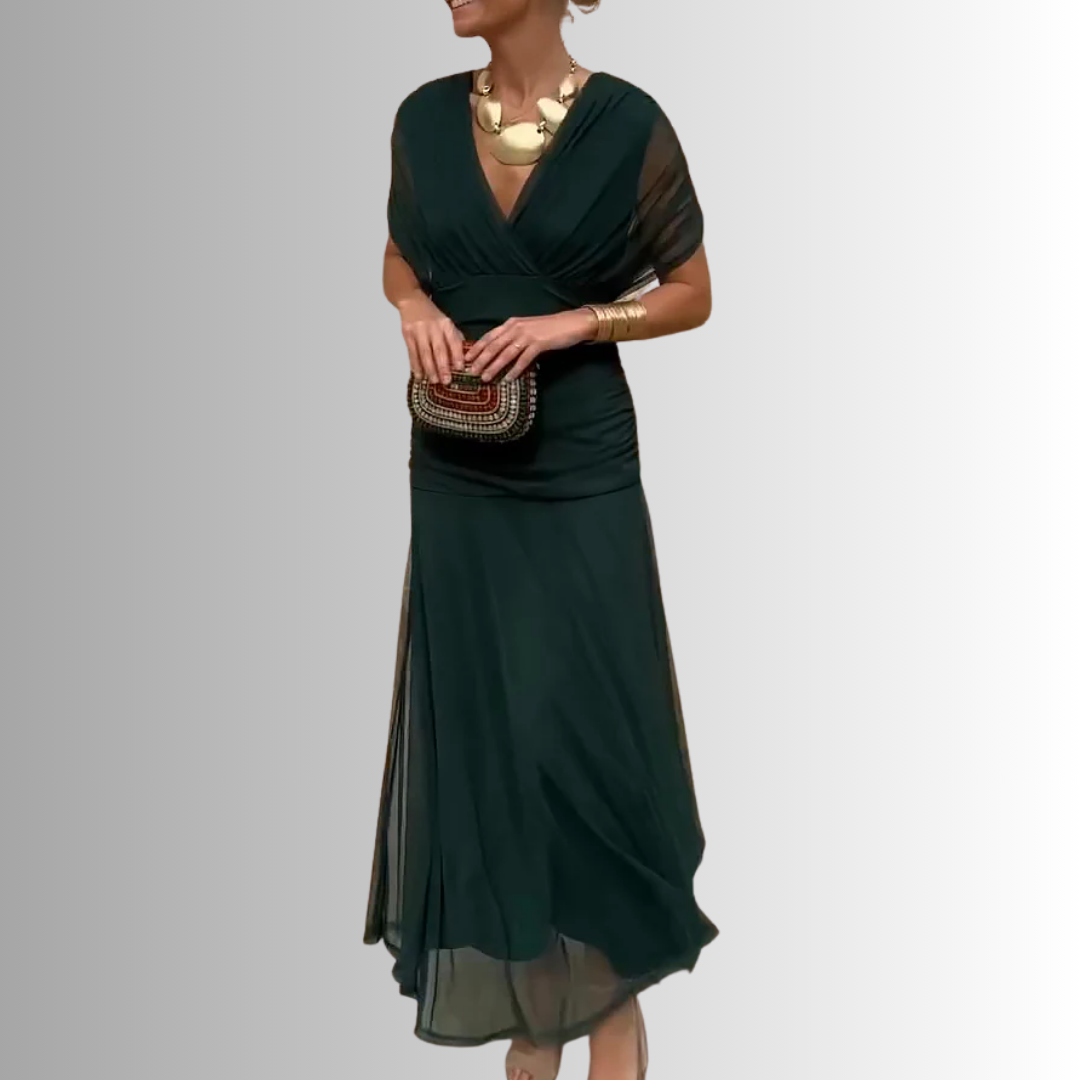 Maxine | Women's Elegant Off-Shoulder Maxi Dress