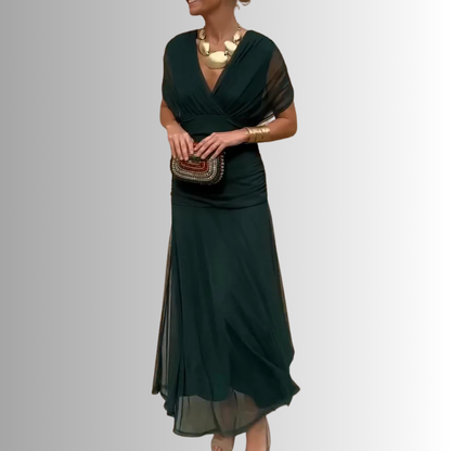 Maxine | Women's Elegant Off-Shoulder Maxi Dress
